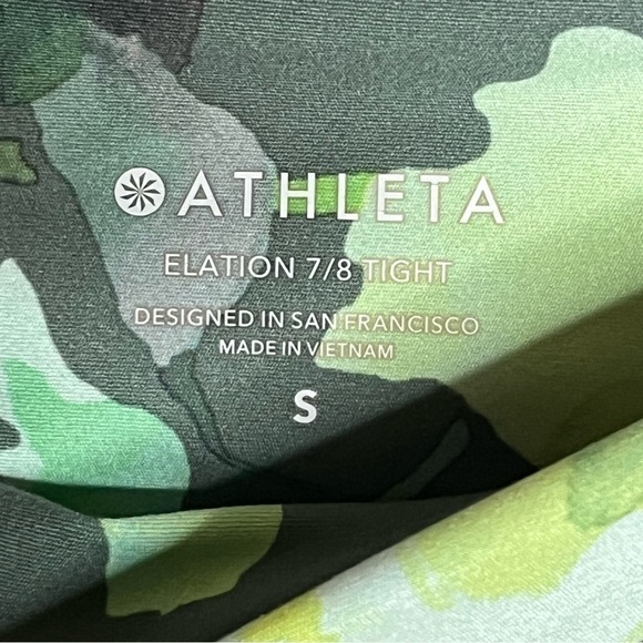 ATHLETA Elation Floral 7/8 Tight Size Small - Picture 10 of 12